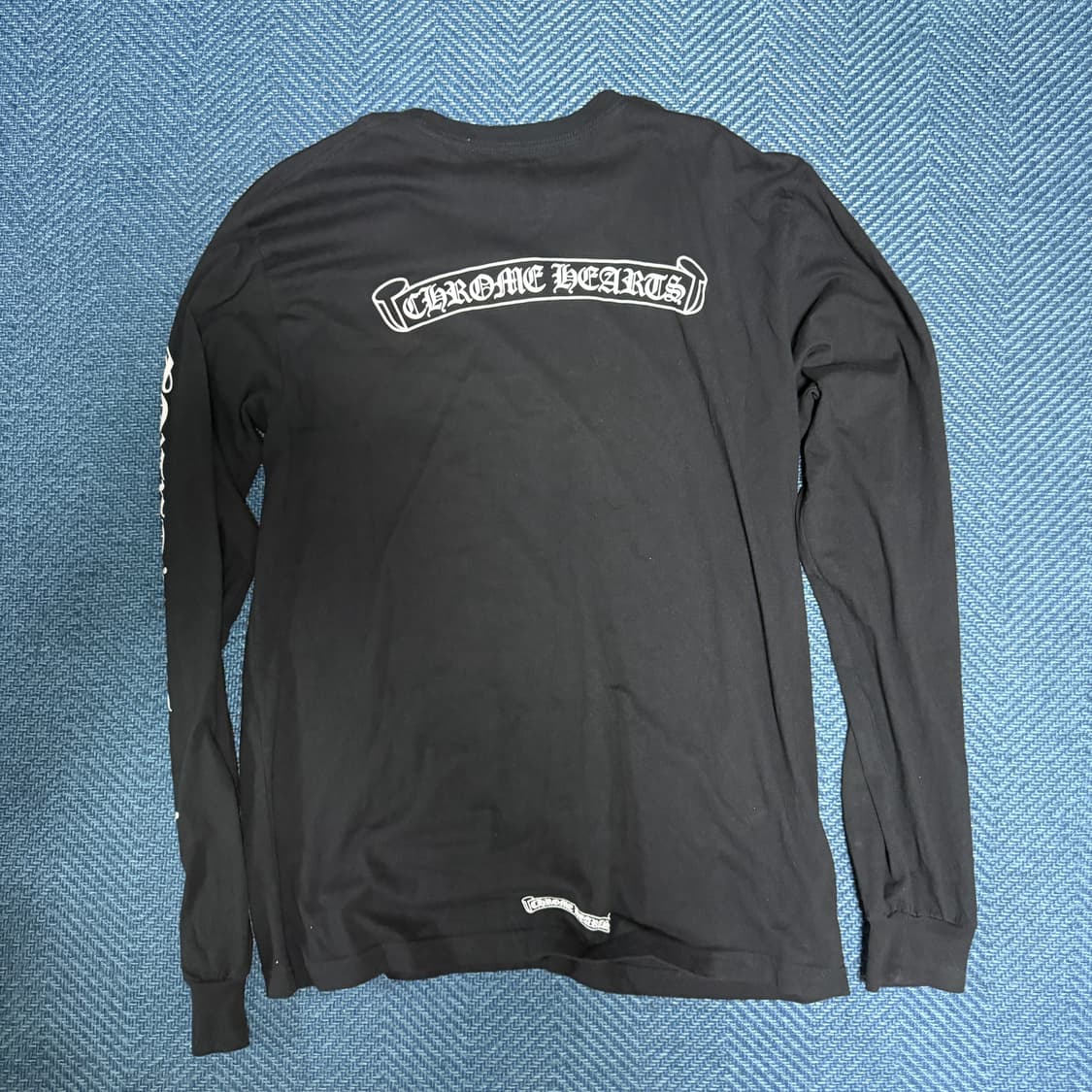 [XL]크롬하츠 스크롤라벨 롱슬리브 블랙 상품이미지2