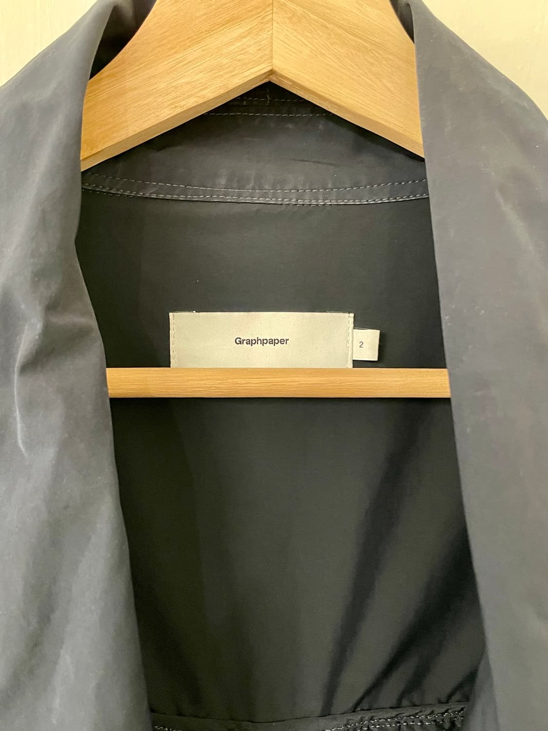 Graphpaper Shawl Collar Trench Coat 상품이미지3