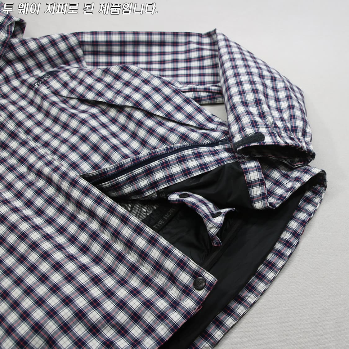 노스페이스 체크 후드 스키 자켓 (여성용 M) 상품이미지7