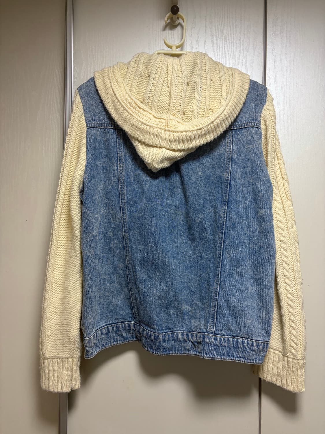 데님 니트 아우터(착샷0) 상품이미지2