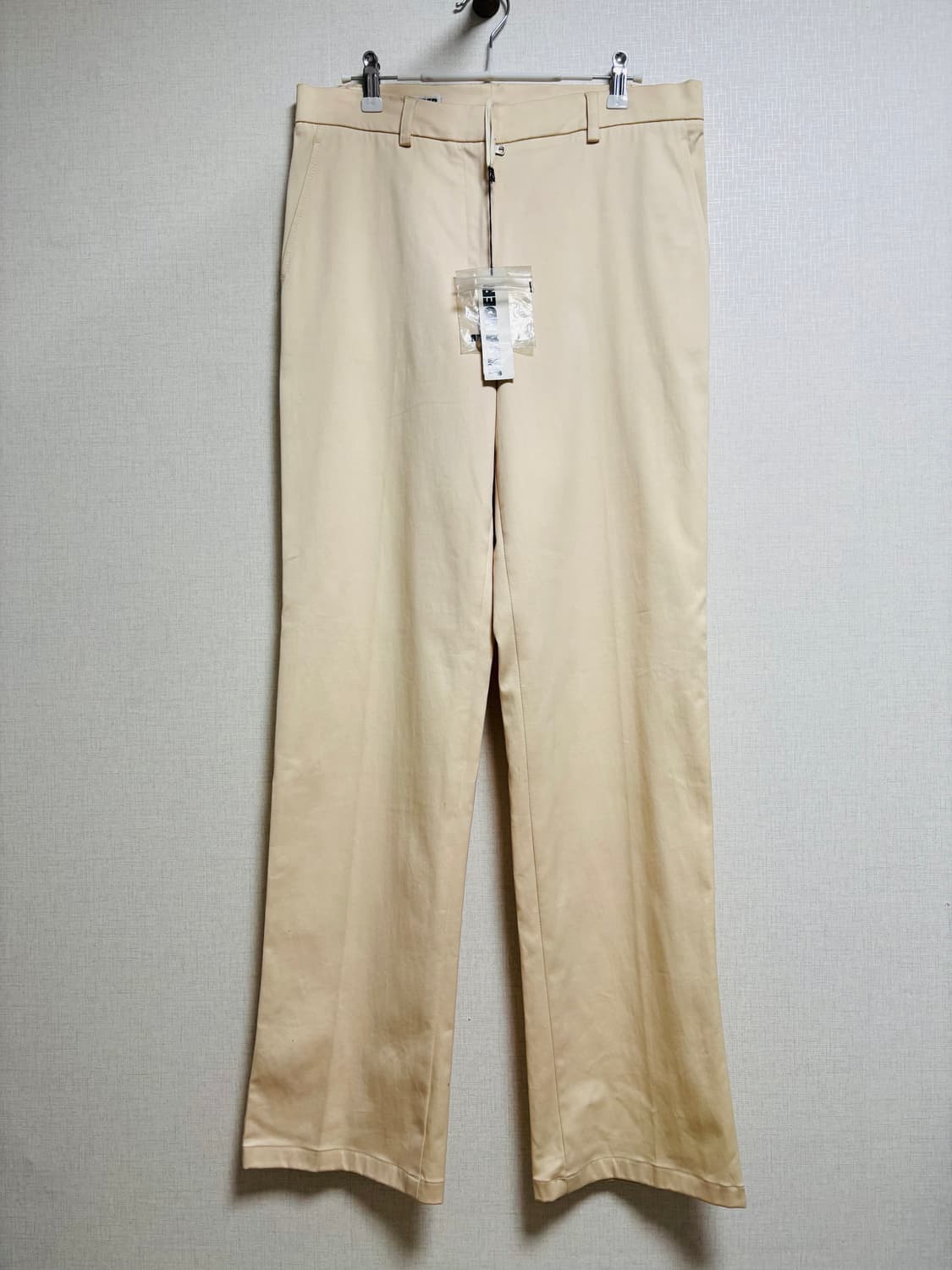 JIL SANDER 코튼 스트레치 베이지 슬랙스 상품이미지1