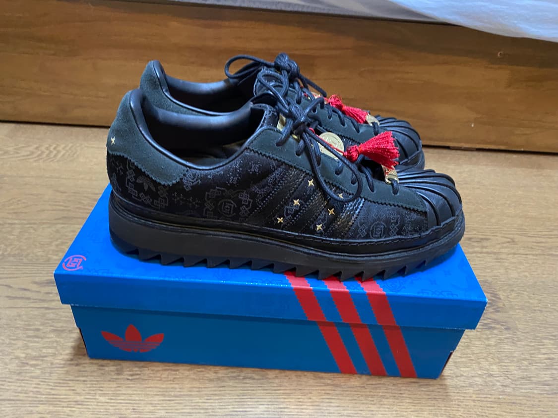 아디다스 클랏 슈퍼스타 코어 블랙 카본 290 상품이미지9