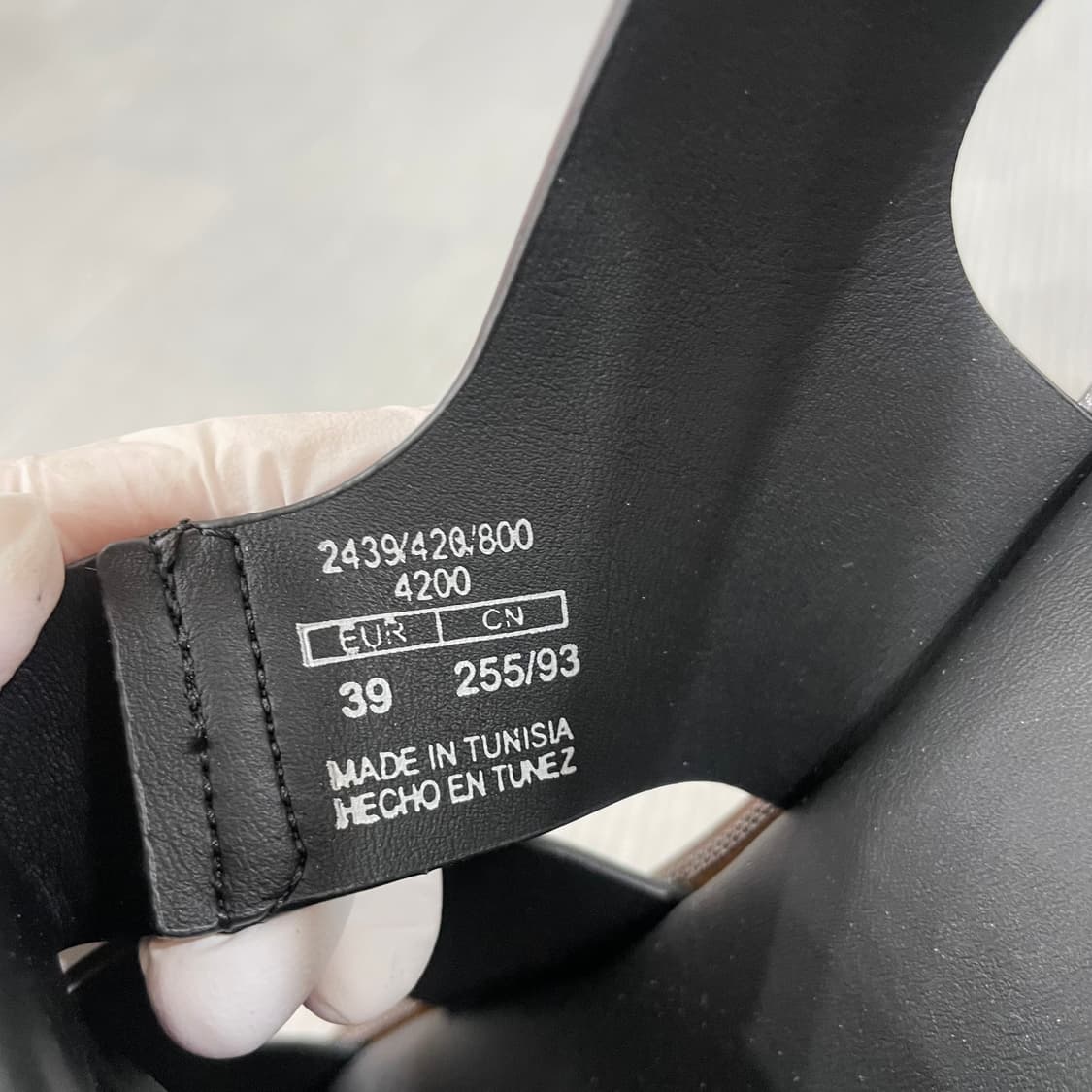 701-1)ZARA 자라 케이지 피셔맨 샌들 255mm 상품이미지8