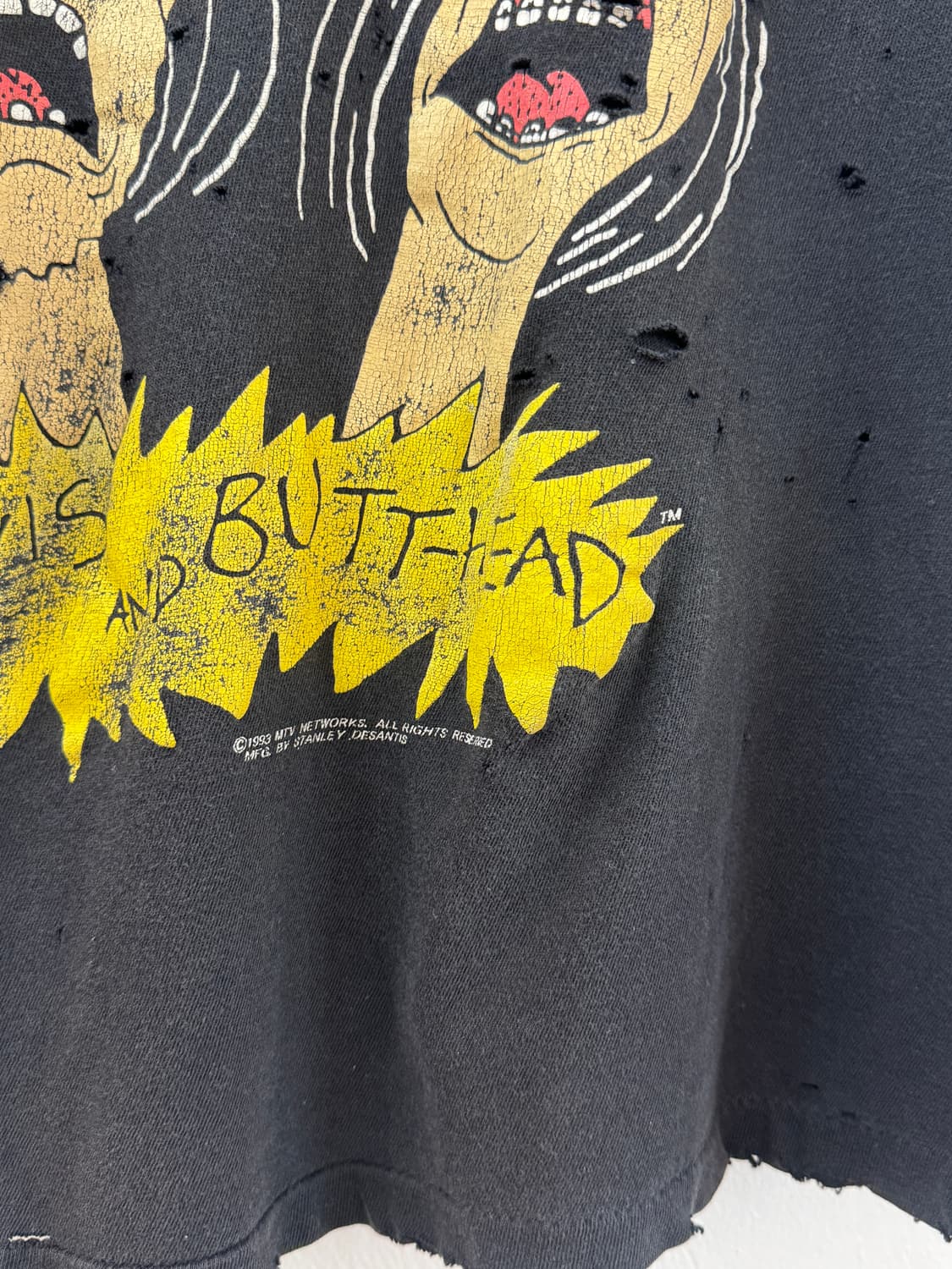 90s hard faded Beavis Butt-Head t shirt 상품이미지6
