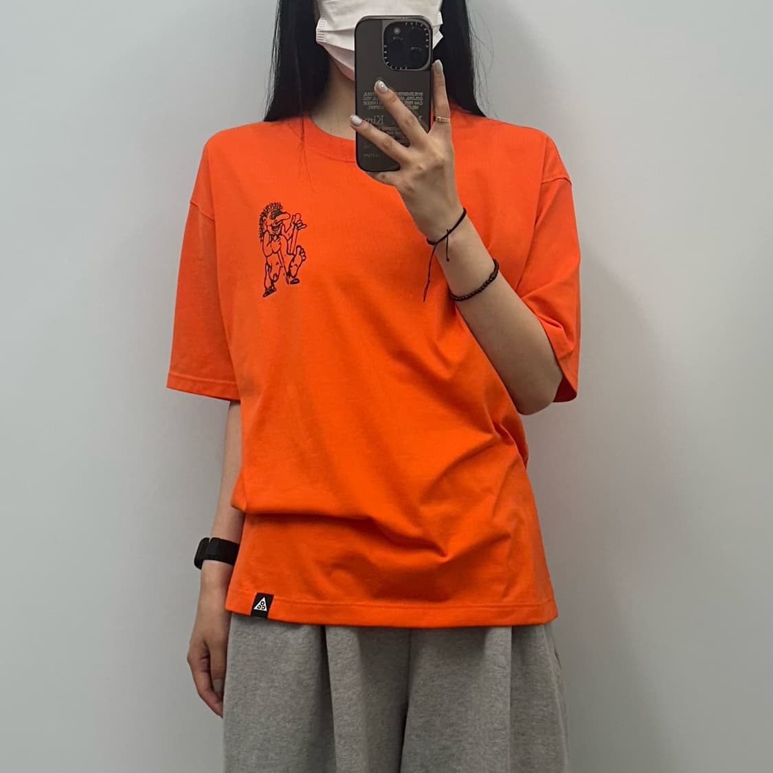 Acg 나이키 오렌지 반팔 티셔츠 상품이미지1
