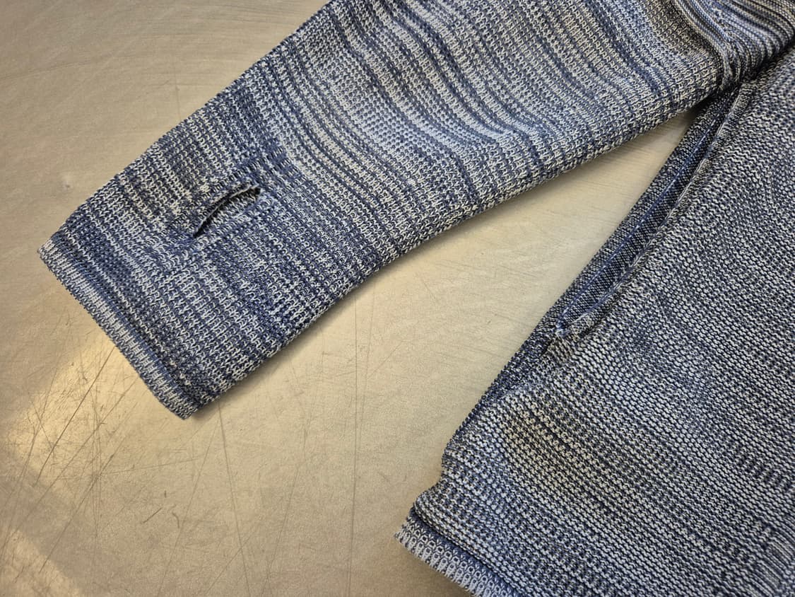 브리핑 3D 로고 후드 니트 짚업 상품이미지5