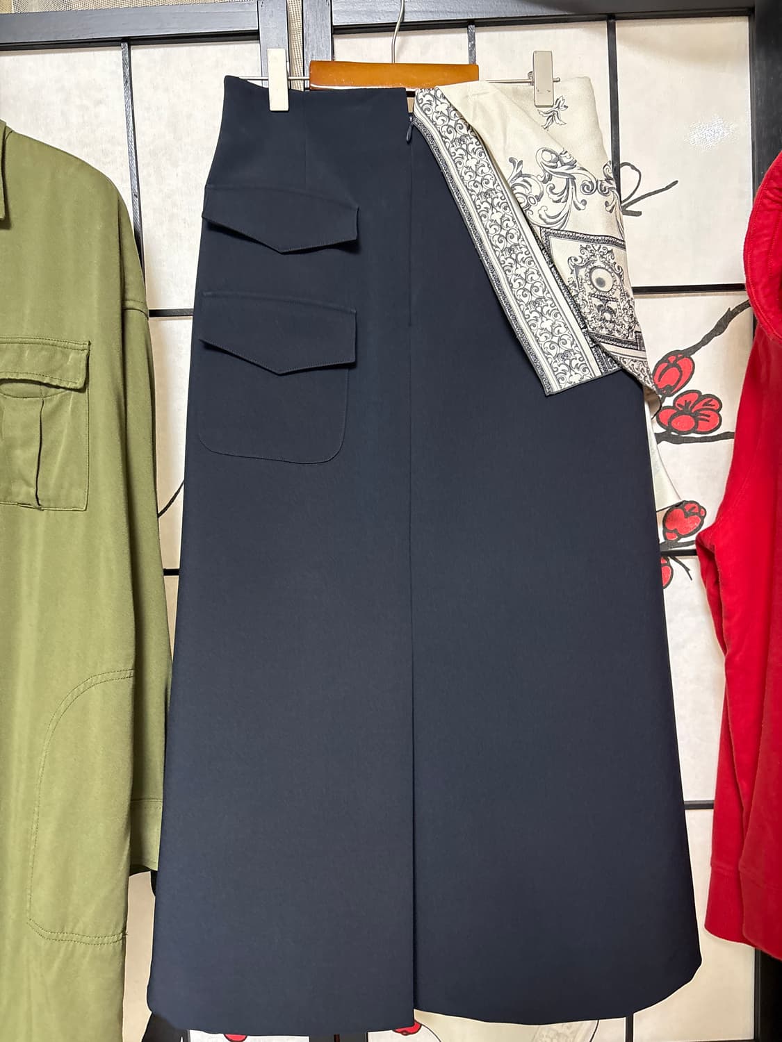 Fave Woo 실크스카프드레스S 상품이미지2