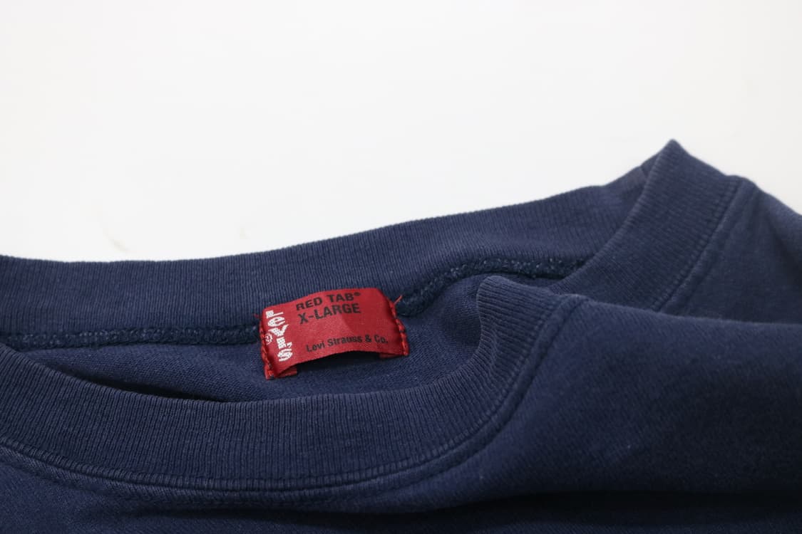 Levi's 리바이스 빈티지 백프린팅 레드탭 네이비 반팔 티셔츠 (XL) 상품이미지8