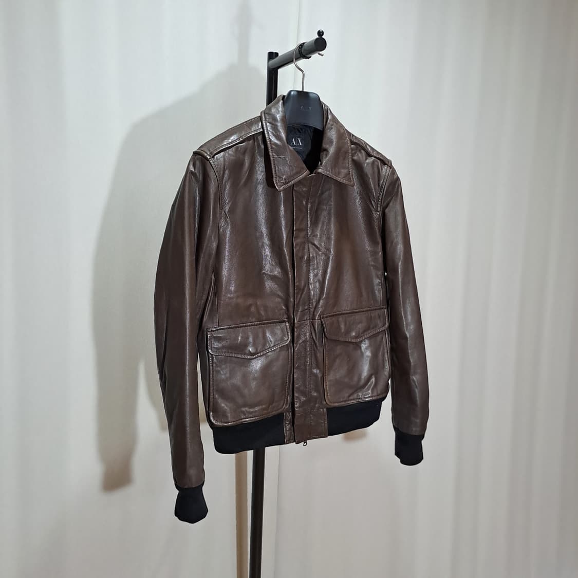 (택포) 아르마니익스체인지 염소가죽 A2 자켓 M2 B104 상품이미지3