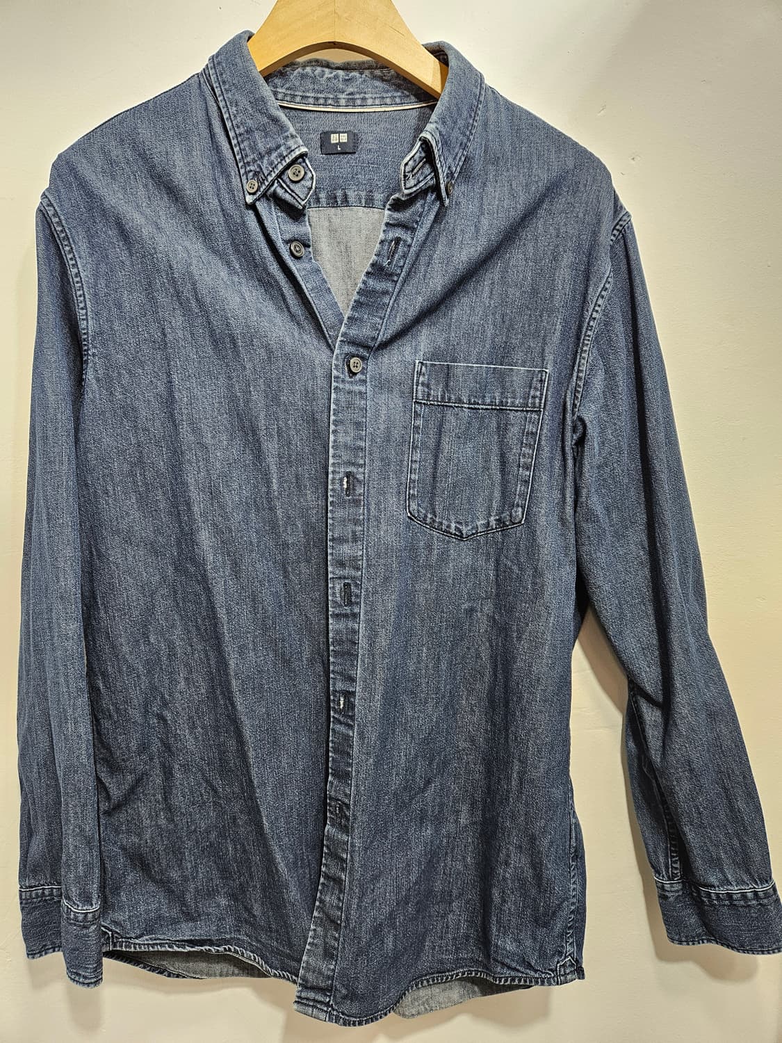 유니클로 데님 셔츠 L 상품이미지5