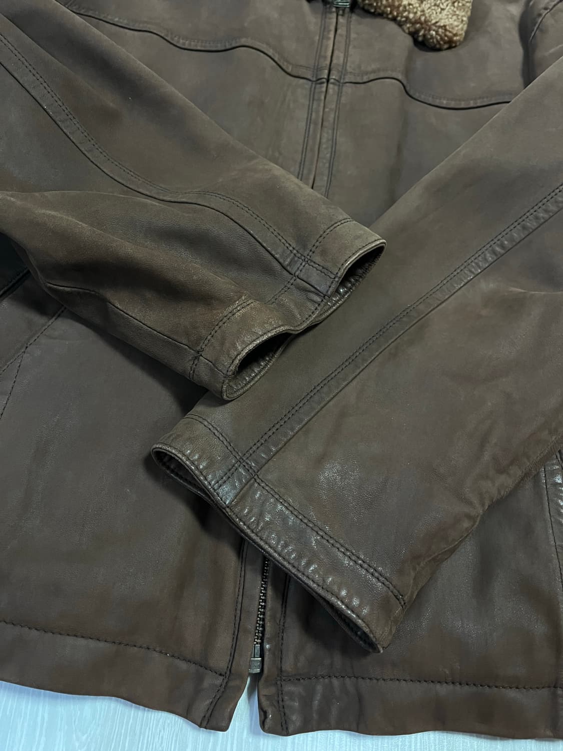 입생로랑 빈티지 양가죽 자켓 95-100 상품이미지4