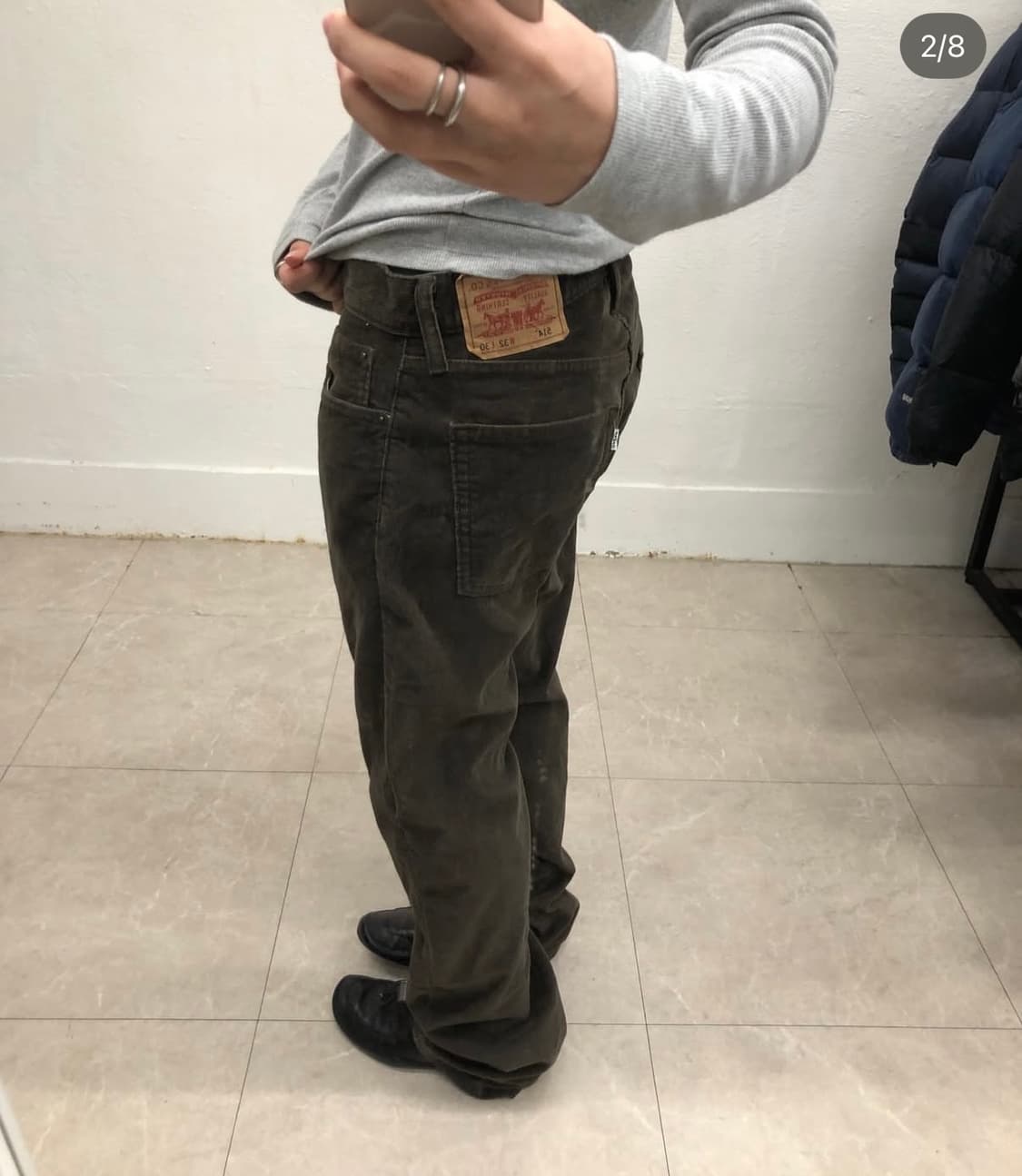 리바이스 레귤러핏 브라운 코듀로이 팬츠 상품이미지2