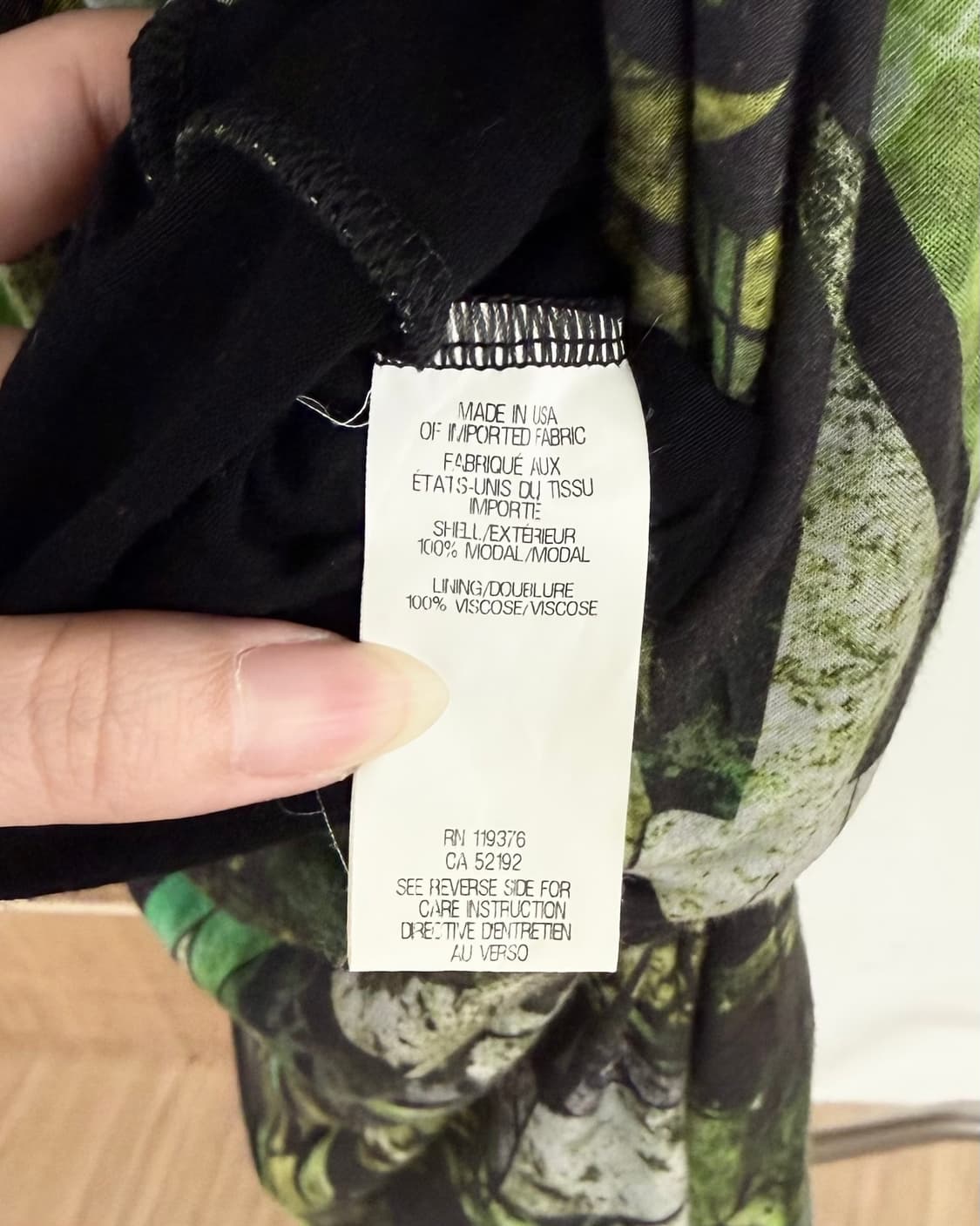 헬무트랭 시카대 프린트 슬릿 오버랩 맥시 드레스 상품이미지8