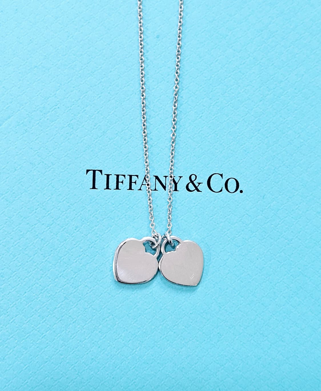티파니앤코 리턴투 더블하트 민트 미니 목걸이[정품/풀박스] 상품이미지2