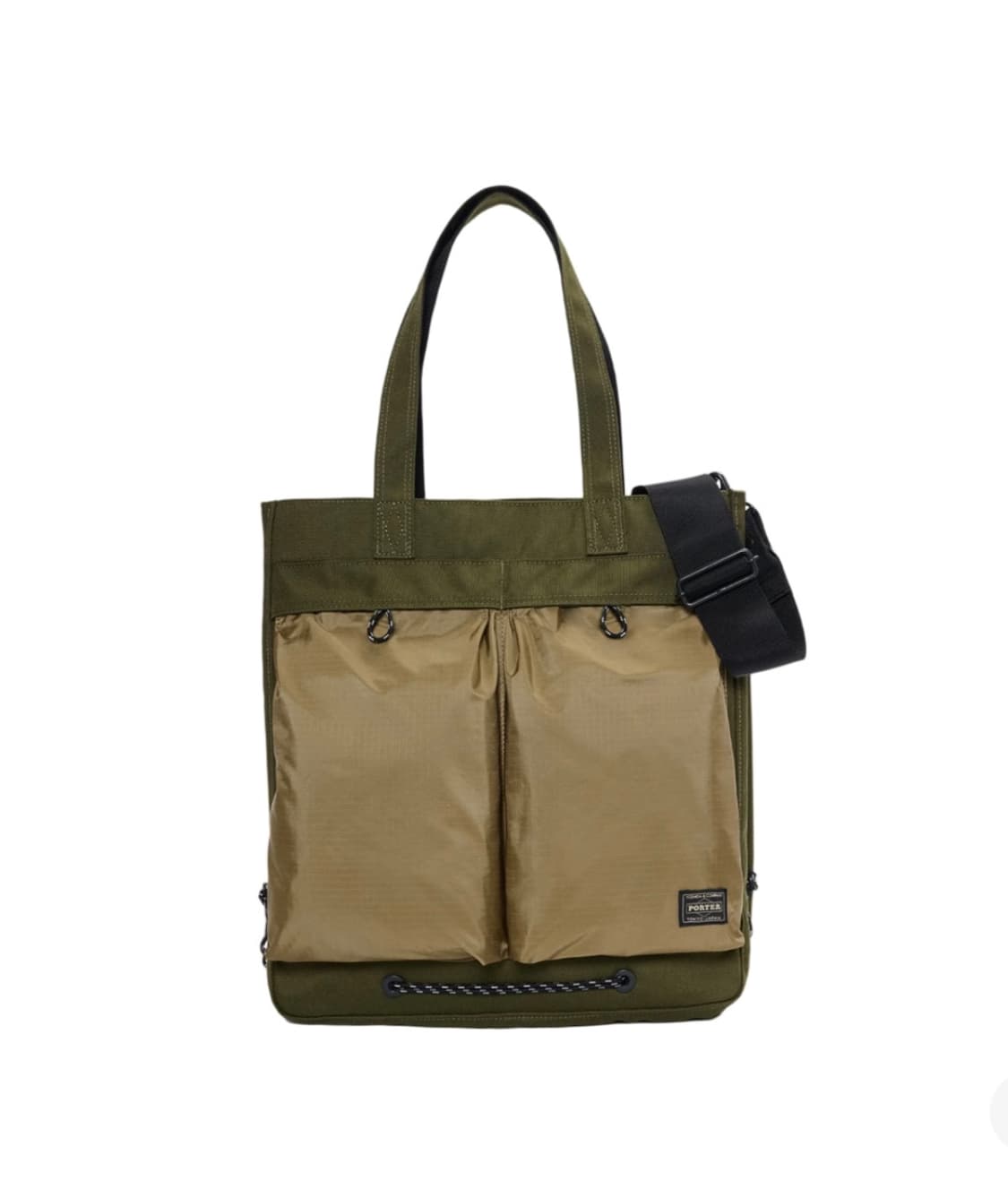 포터 오리지널 투웨이 토트백 L 카키 샌드컬러 새상품 상품이미지1