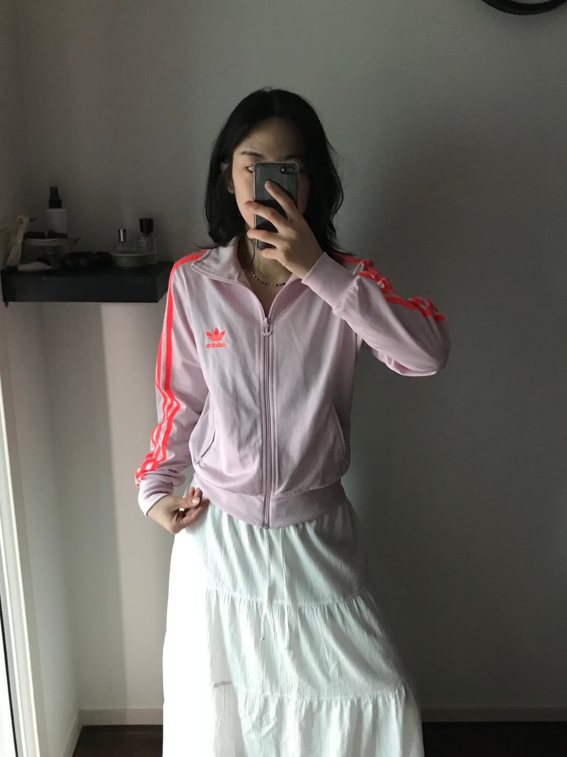 아디다스 올드스쿨 파이어버드 딸기우유 트랙탑 져지 상품이미지2