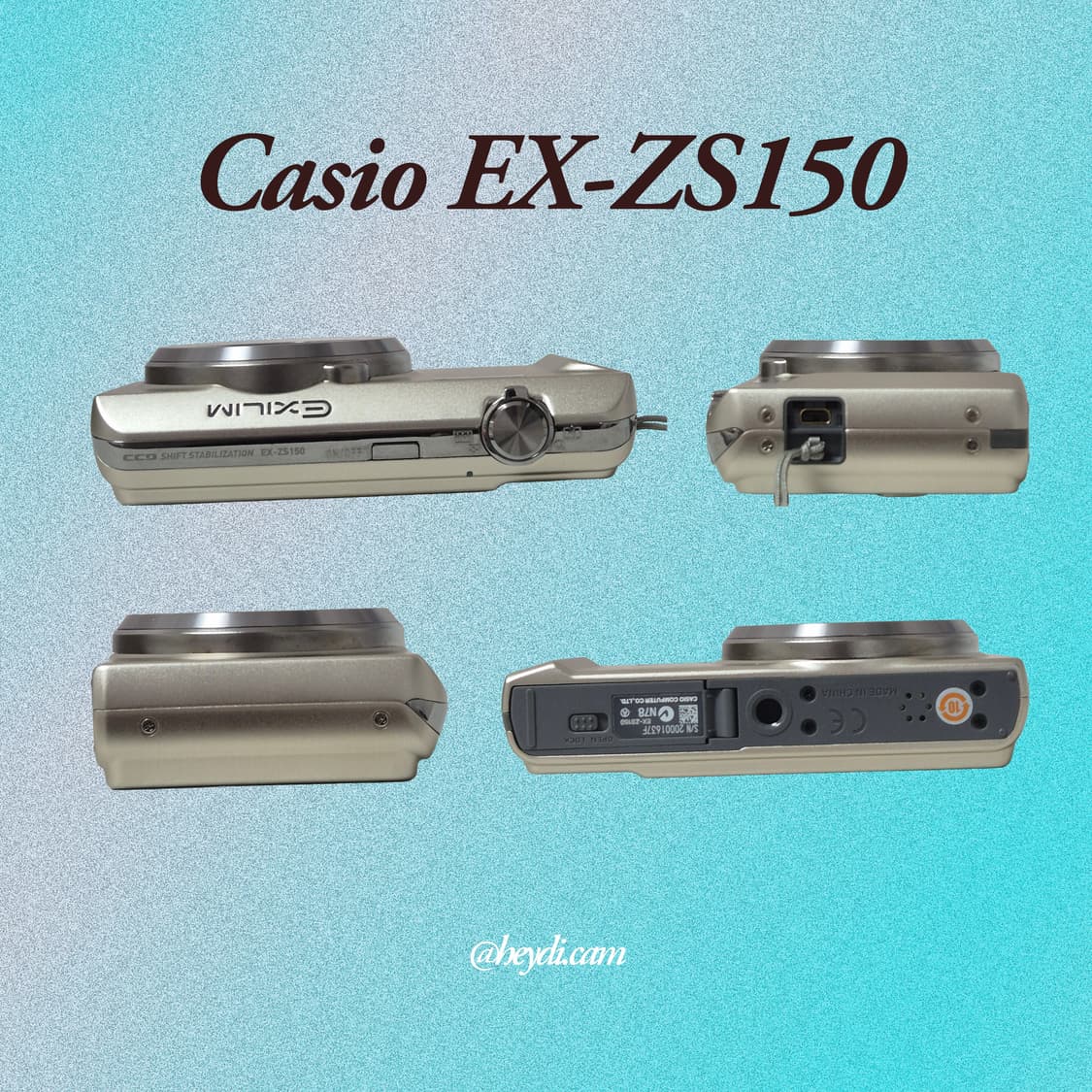 소장디카) 카시오 EX-ZS150 골드 (Casio EX-ZS150) 상품이미지3