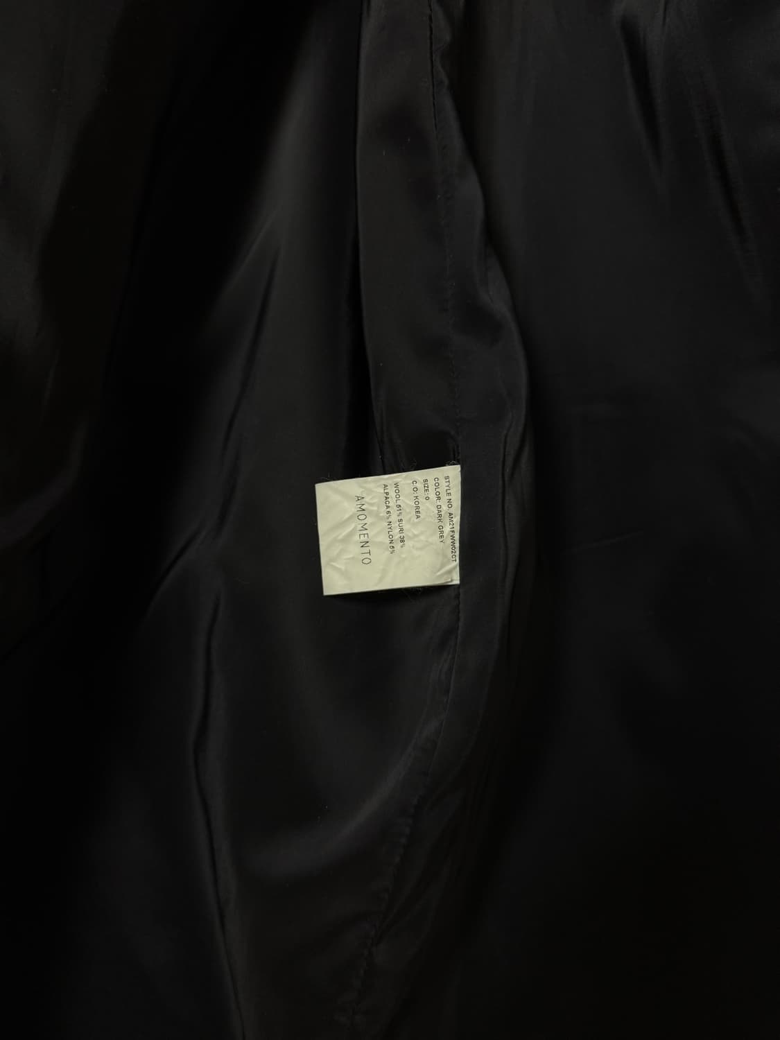 아모멘토 알파카 라운드 하프코트 상품이미지4