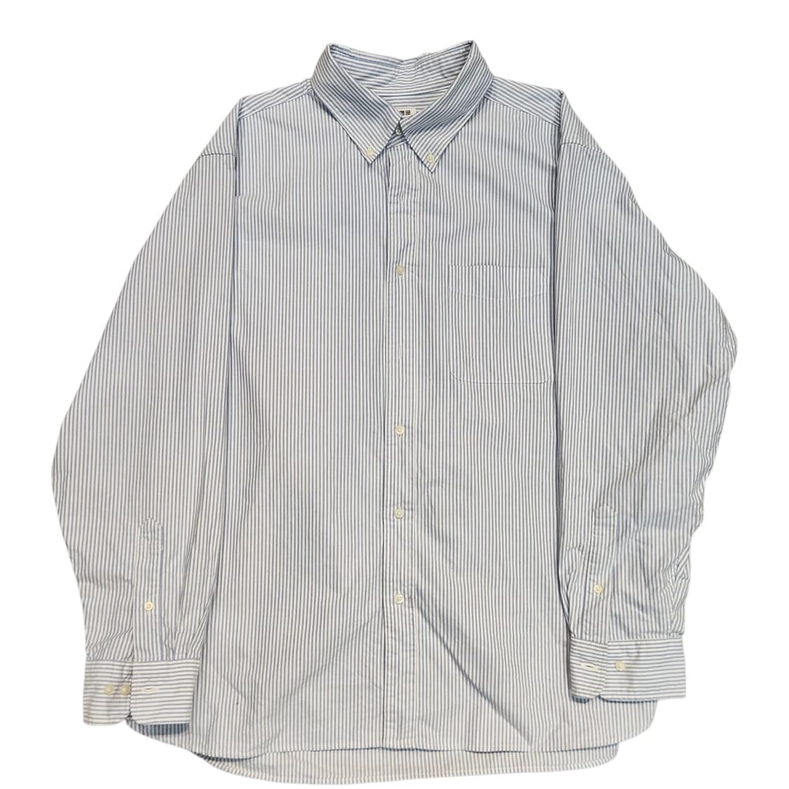 유니클로 스트라이프 셔츠 (3XL / 오버핏) 상품이미지1