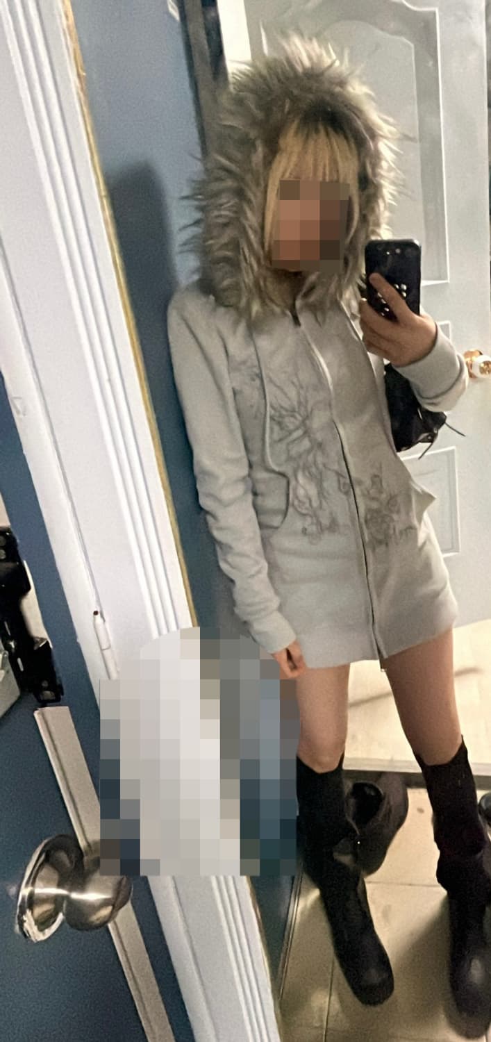 허그유어스킨 롱 퍼 후드집업  상품이미지6