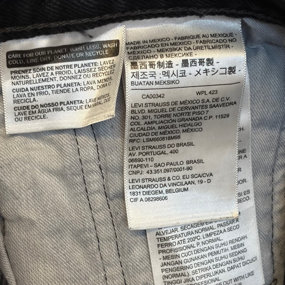 00s 미국 빈티지 리바이스 501 블랙진 청바지 상품이미지8