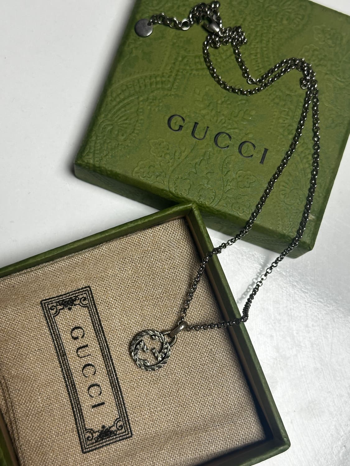 구찌 인터로킹 목걸이 상품이미지2