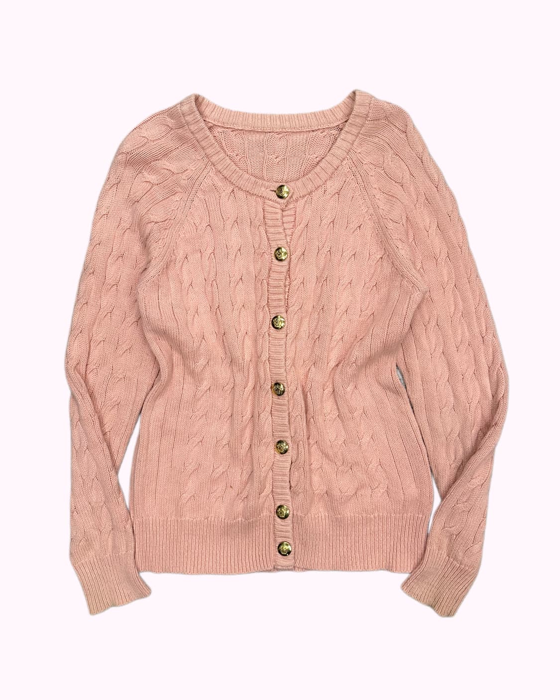 preppy cable knit cardigan 상품이미지1