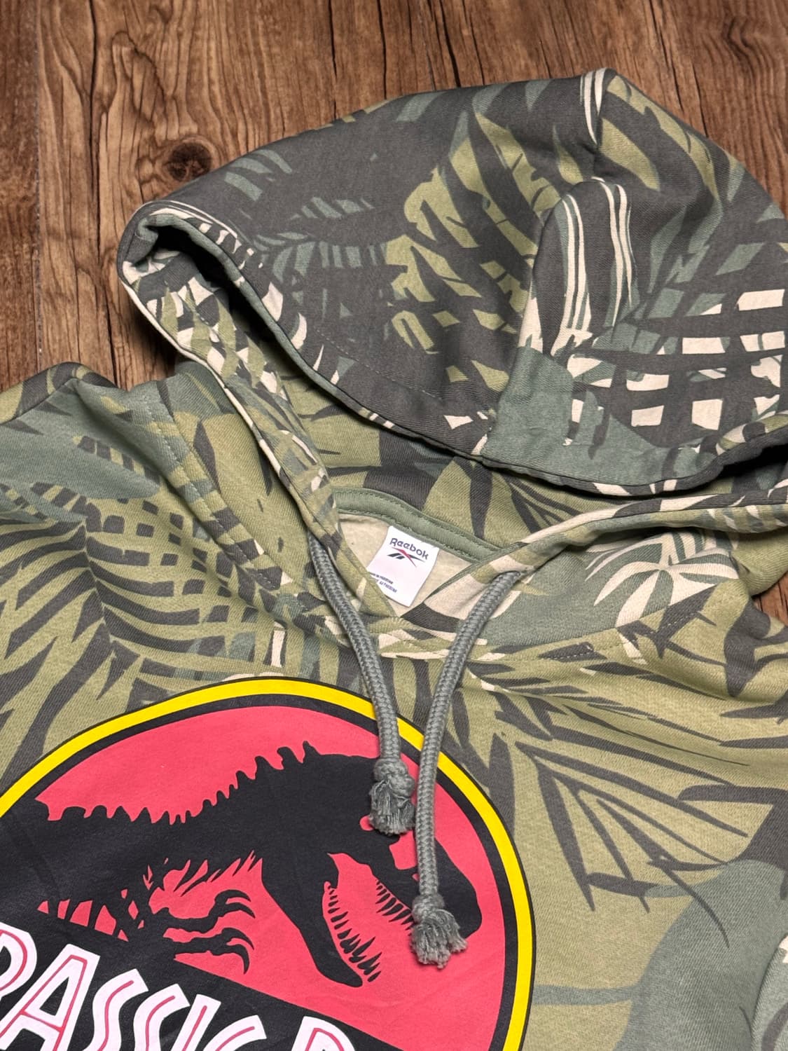[L] 리복 쥬라기공원 카모 후드티 상품이미지4