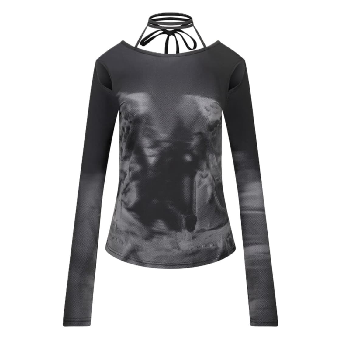 nache cut out slim fit long sleeve 상품이미지1