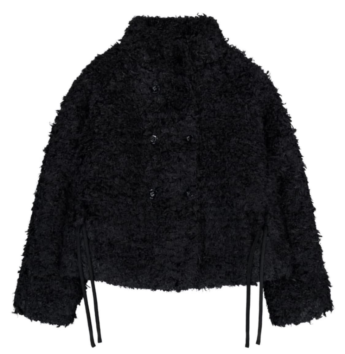 코이세이오 퍼자켓 블랙 상품이미지1