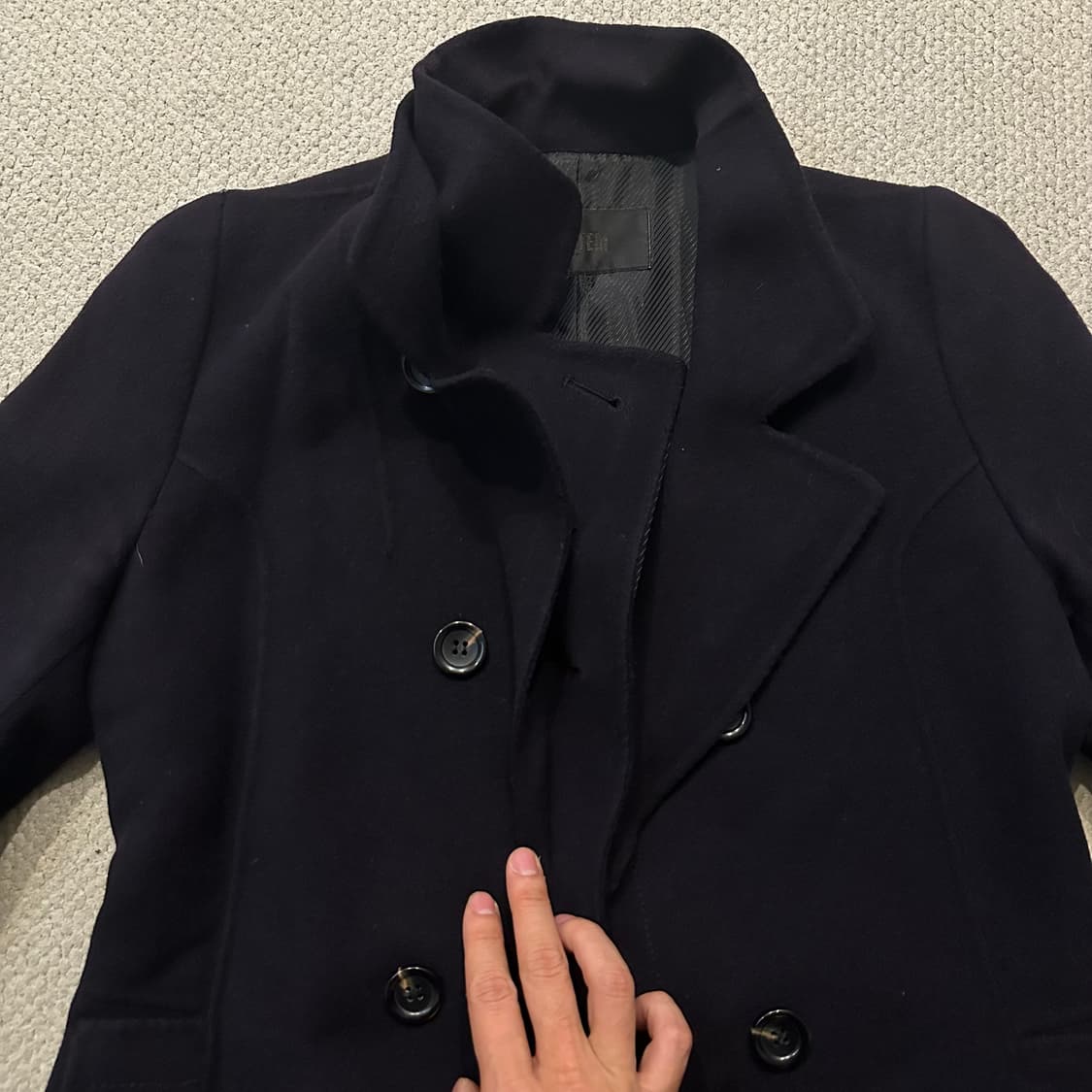 시스템 SYSTEM 더블브레스트 울 코트  상품이미지6