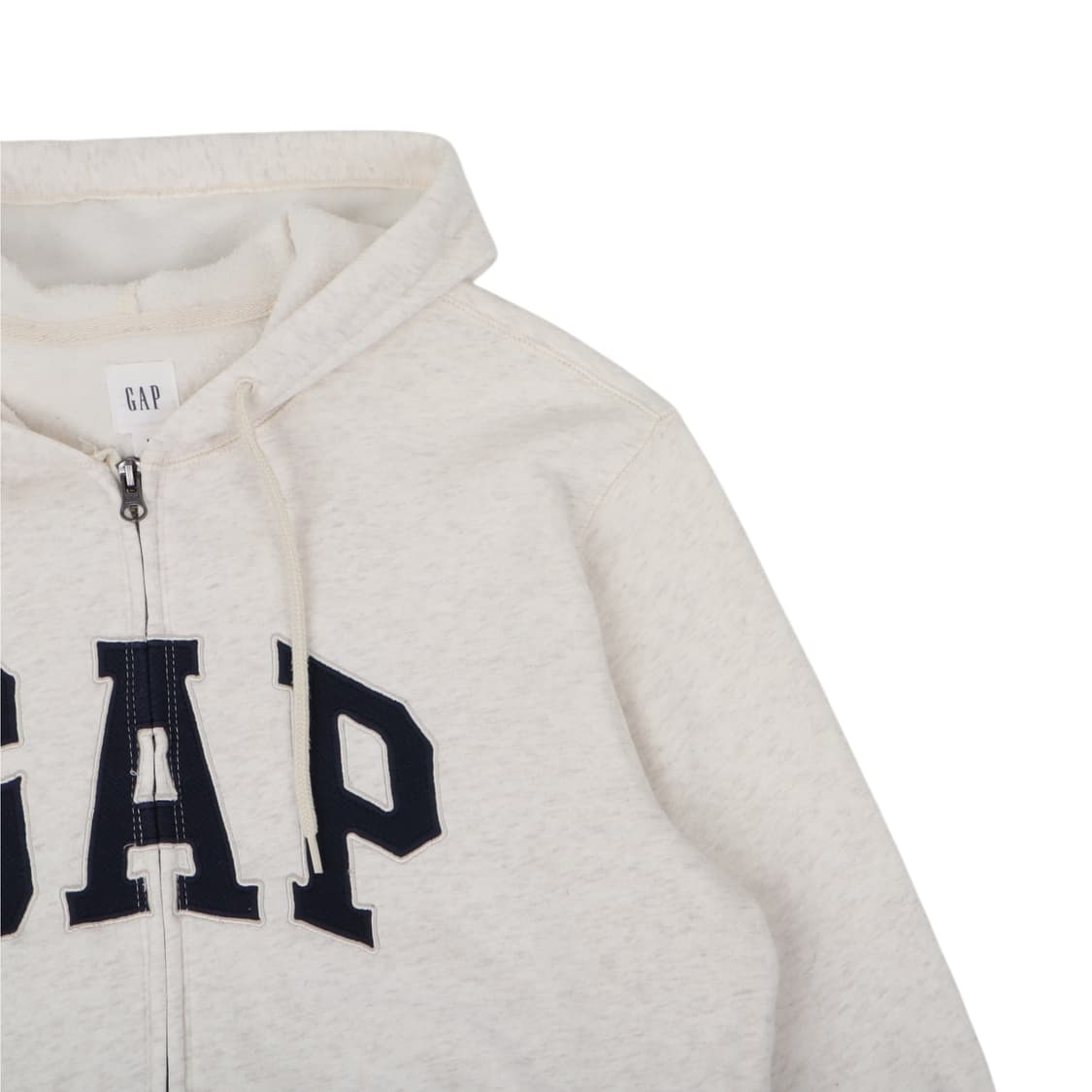갭 오트밀 아치 로고 후드집업 상품이미지3