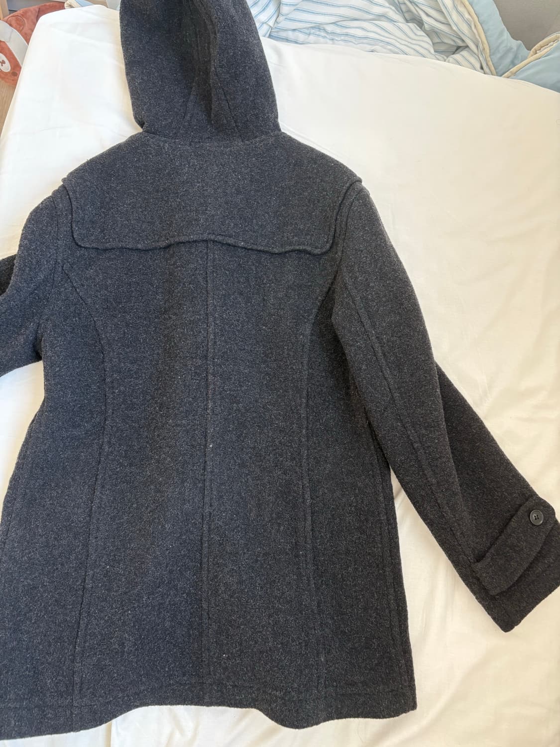 빈티지 체크 떡볶이 코트 상품이미지2