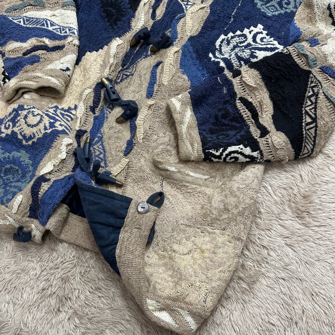 쿠지 coogi 80s 3D 케이블 토글 코트 상품이미지5