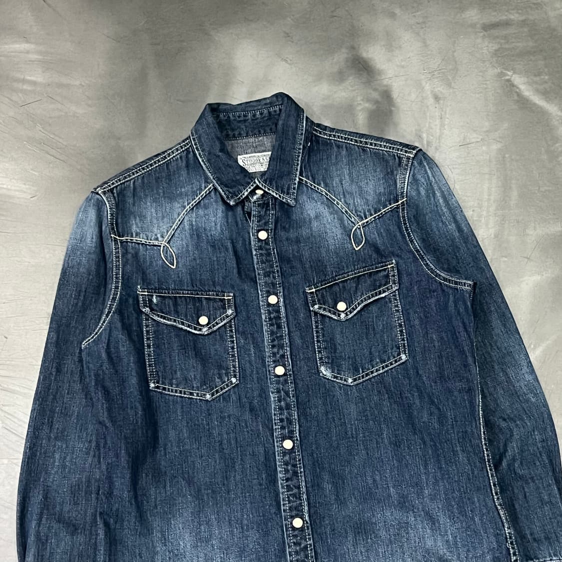  스투지앤코 웨스턴 데님 셔츠 y16091 상품이미지3