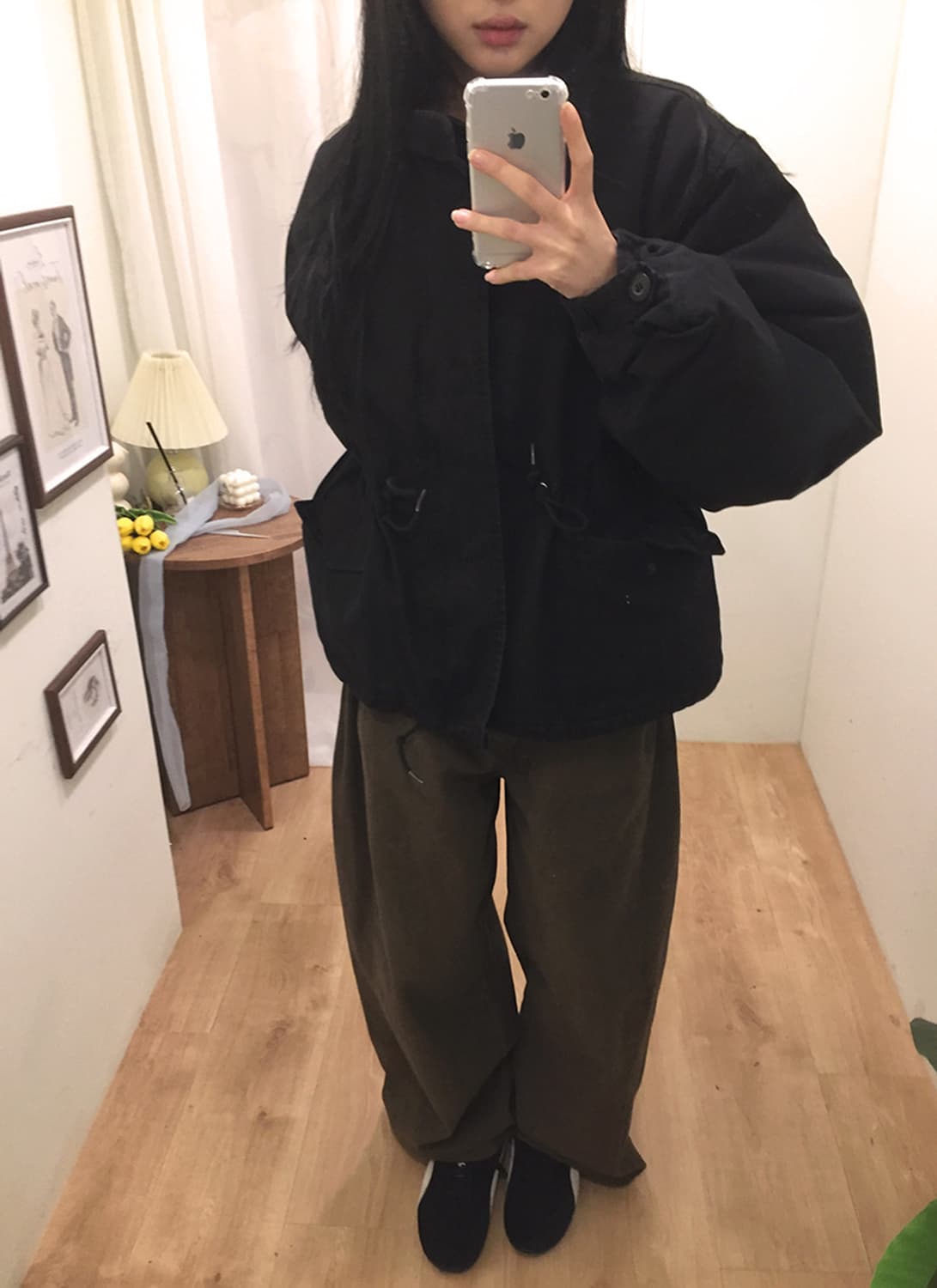 여성 라퍼지스토어 숏야상자켓 100 상품이미지1