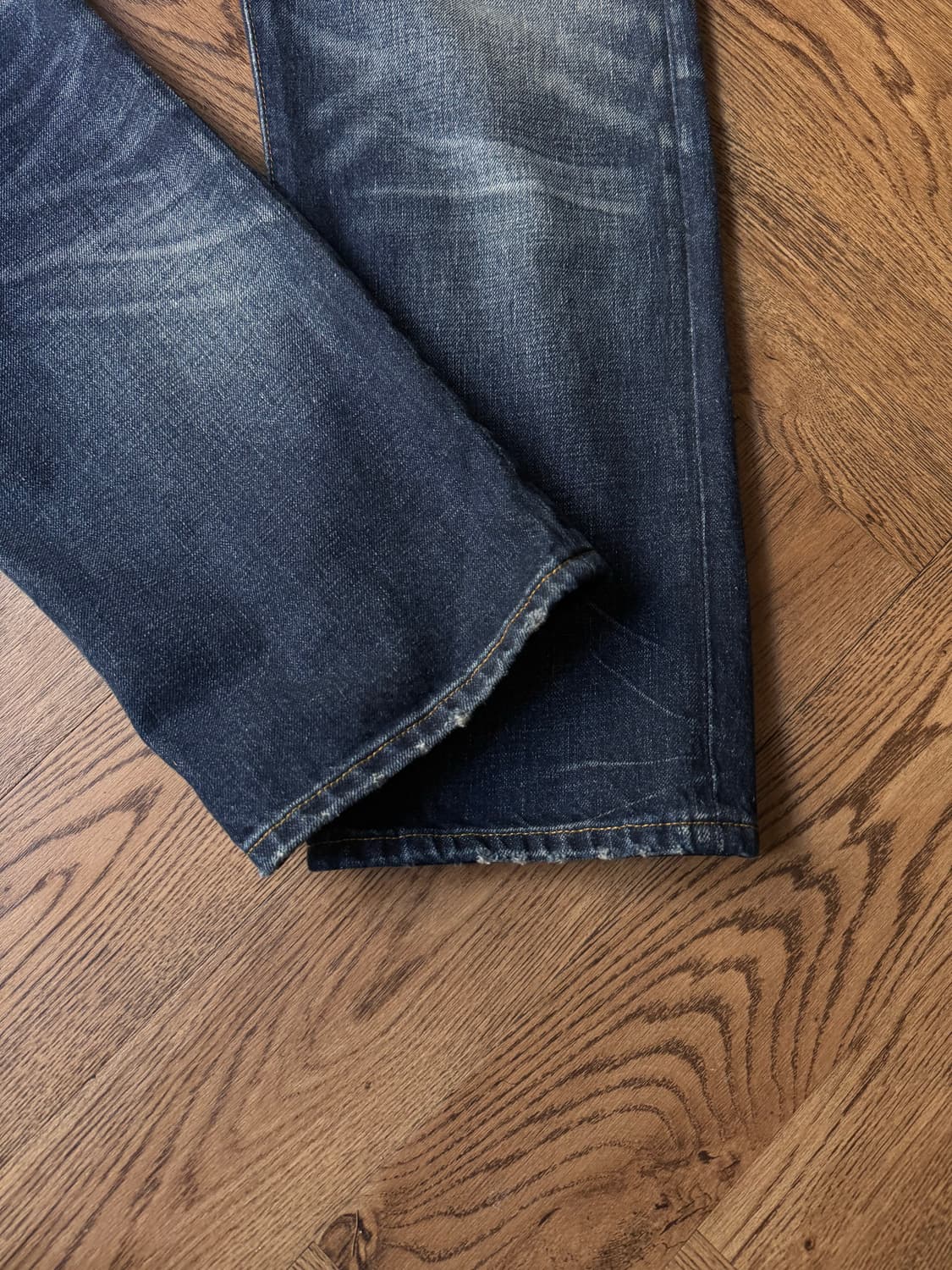 [36]폴로 랄프로렌 커스텀 리페어드 빈티지 페이딩 데님 팬츠 상품이미지7