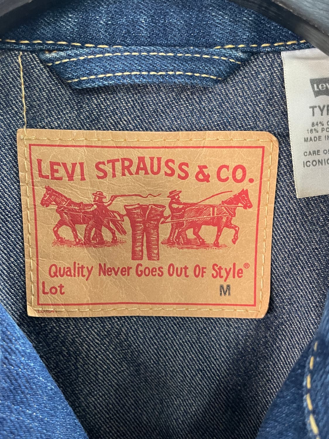 리바이스 타입원 진청 베스트 청자켓 (on.712) 상품이미지6