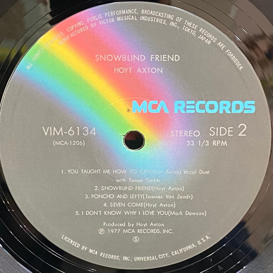 (LP) Hoyt Axton- Snowblind Friend 상품이미지5