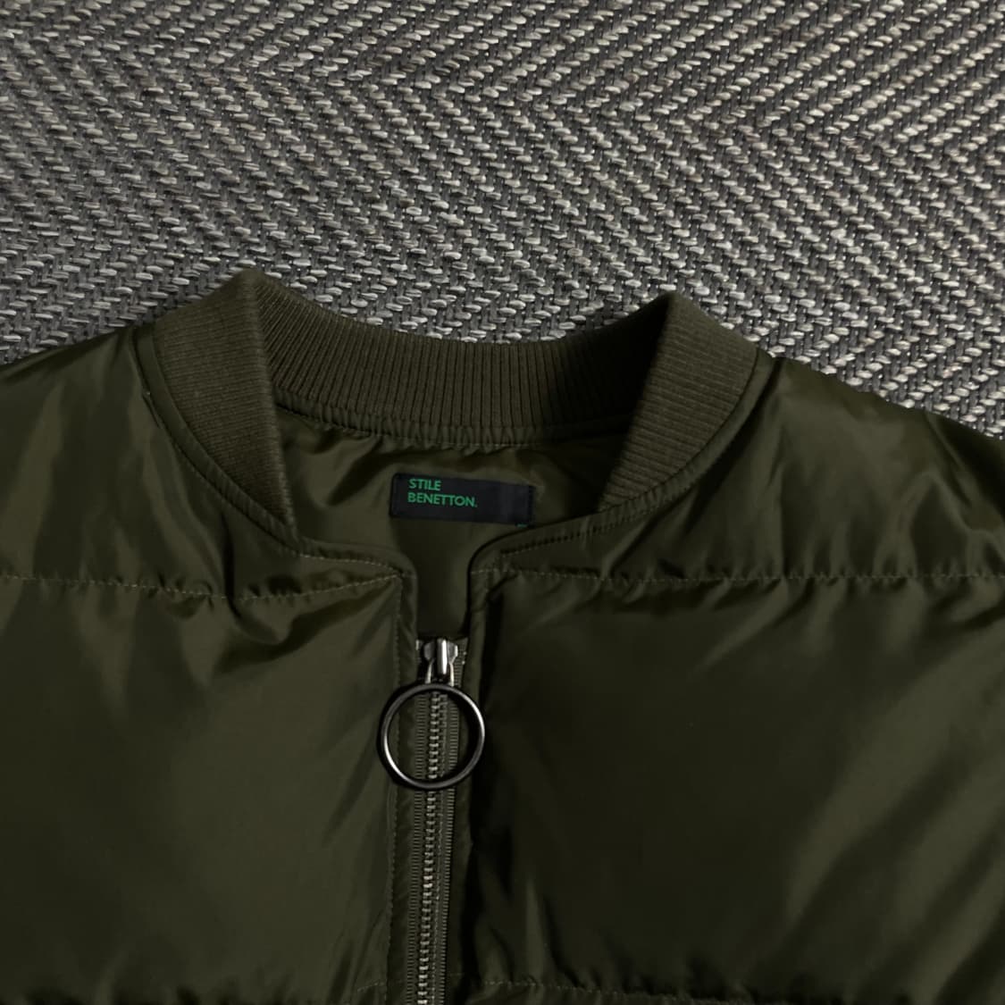 베네통 배색 덕다운 푸퍼 패딩 자켓 y 4740 상품이미지6