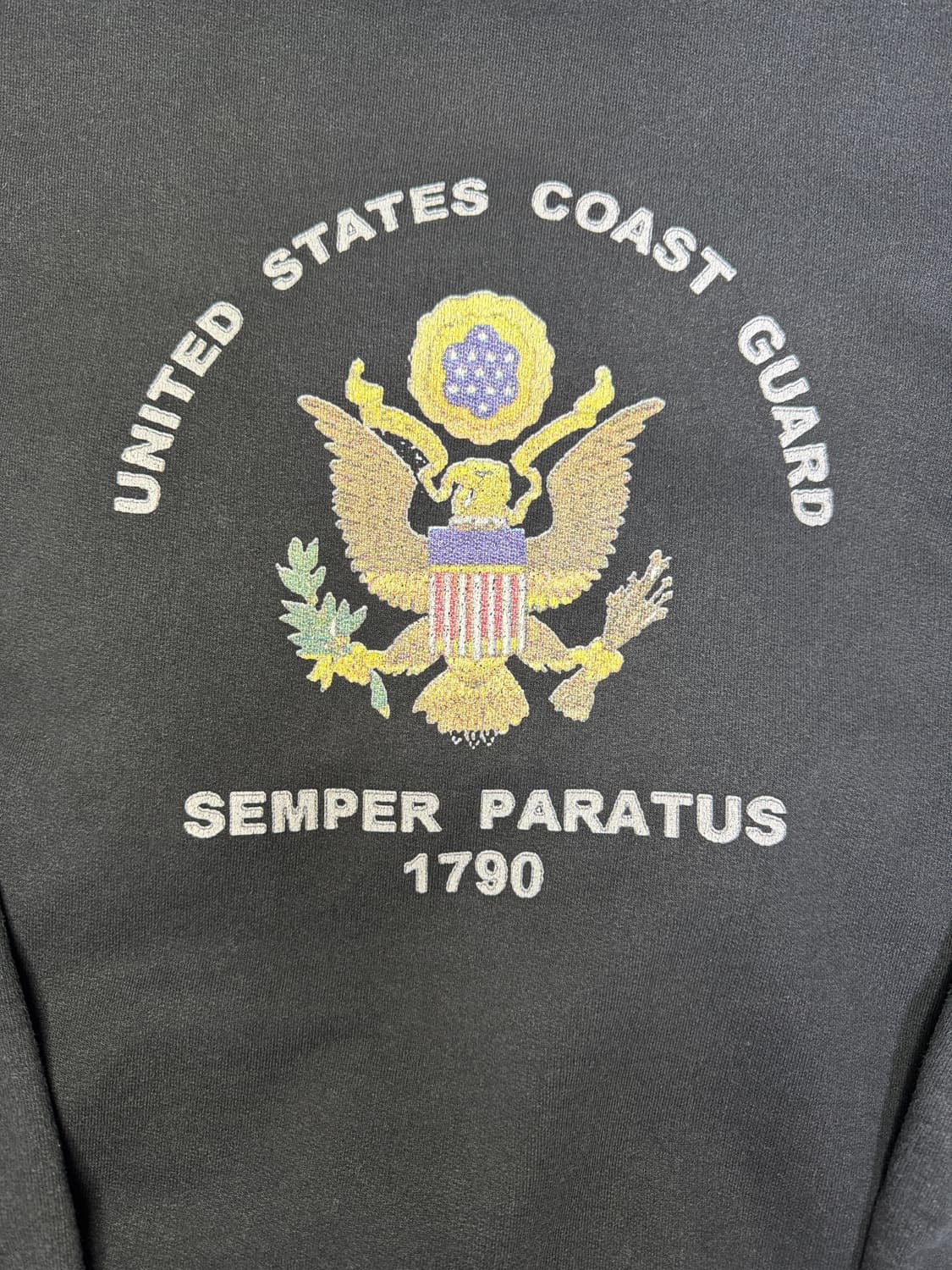 빈티지 90s US COAST GUARD 스웻셔츠 맨투맨 XL 상품이미지2