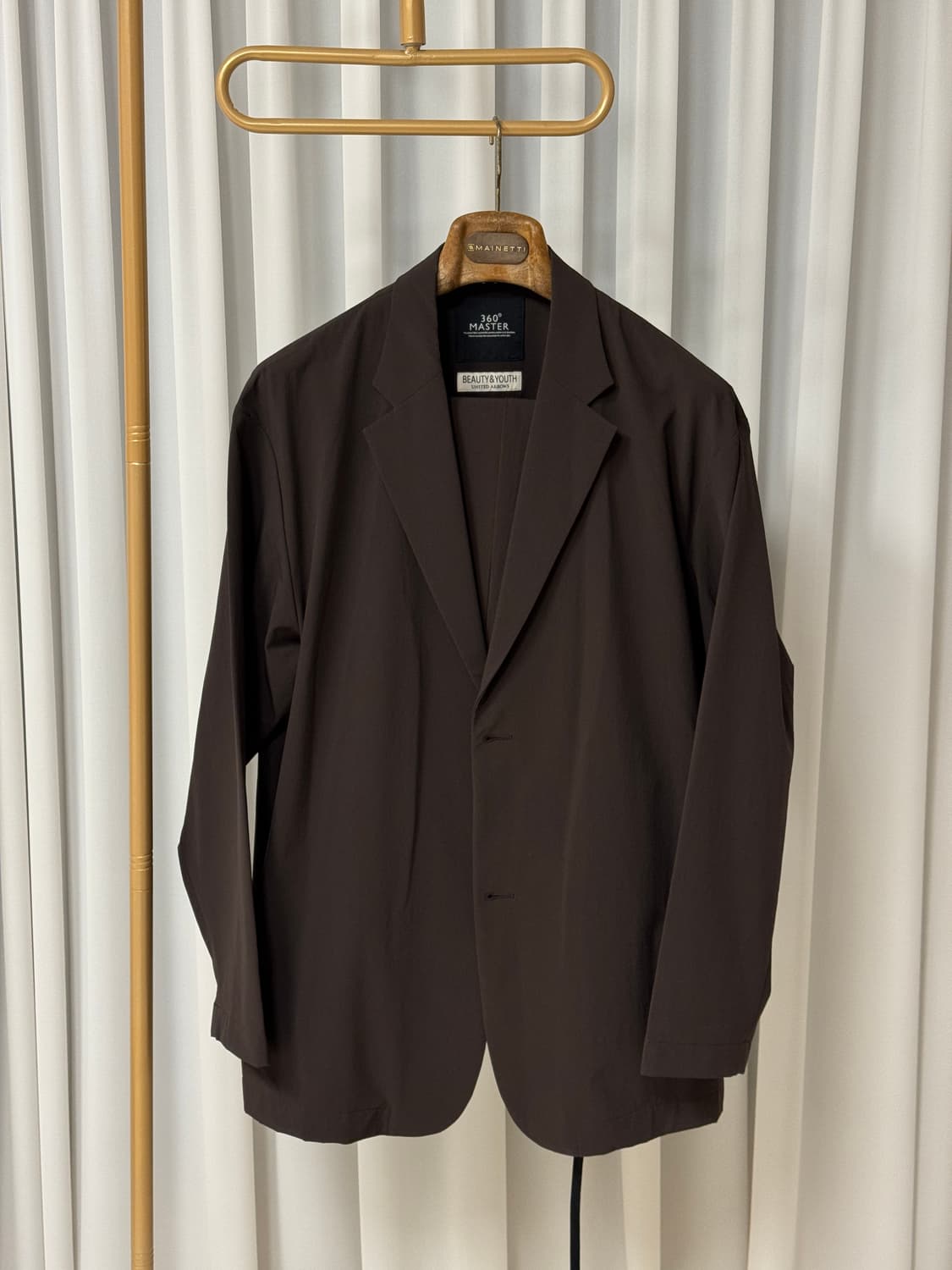 유나이티드애로우즈 셋업 브라운 XL 상품이미지4