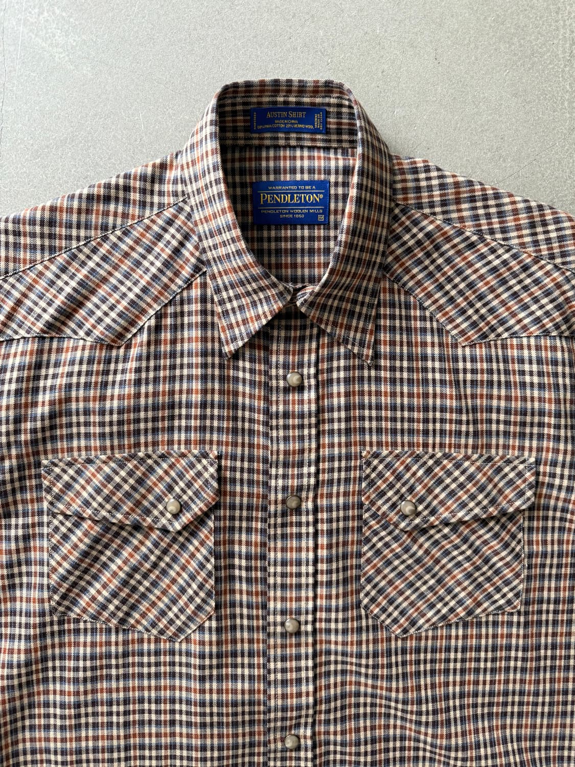 Pendleton Western Check Shirt 상품이미지2