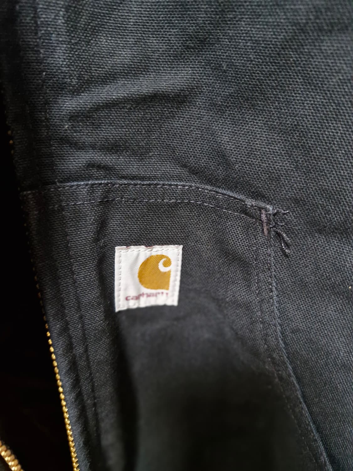 칼하트 덕 액티브 워크자켓 j130 블랙 m 상품이미지3