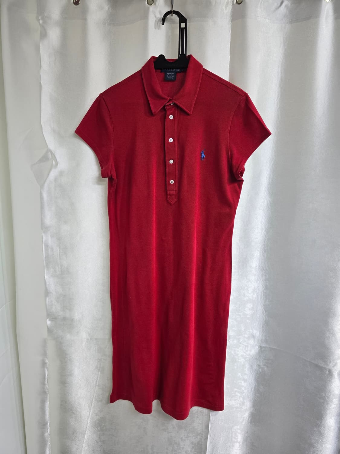 폴로랄프로렌 레드 피케 원피스 (1774) 상품이미지1