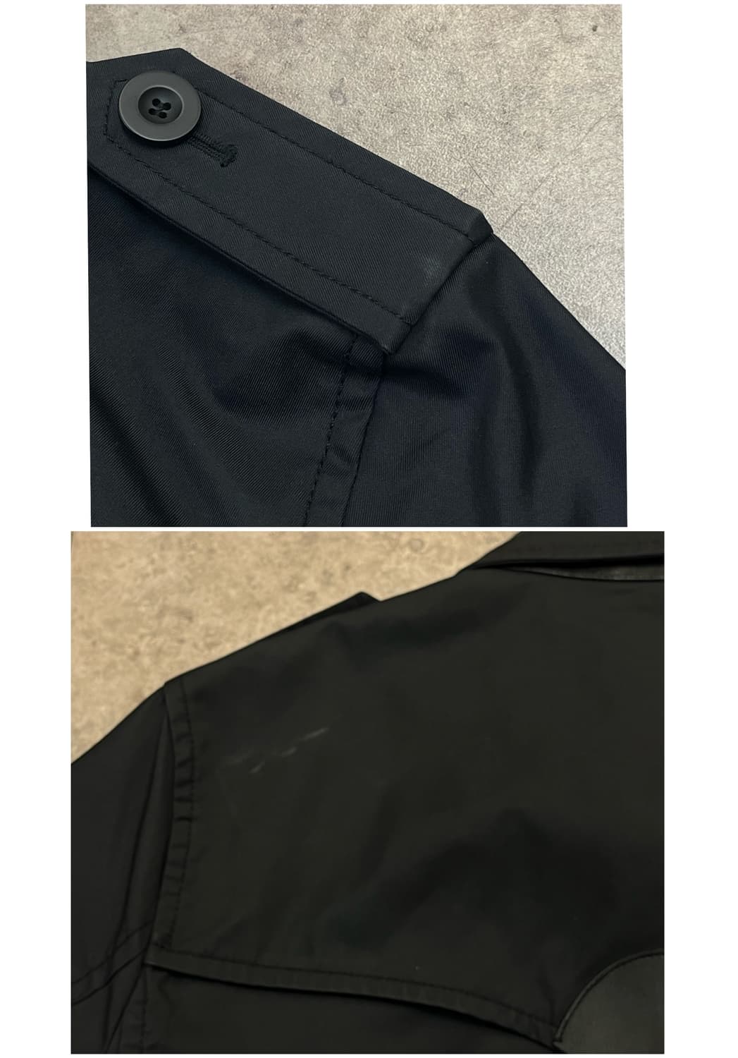 코치 하프 트렌치 코트 블랙 XS #csz2173 상품이미지8