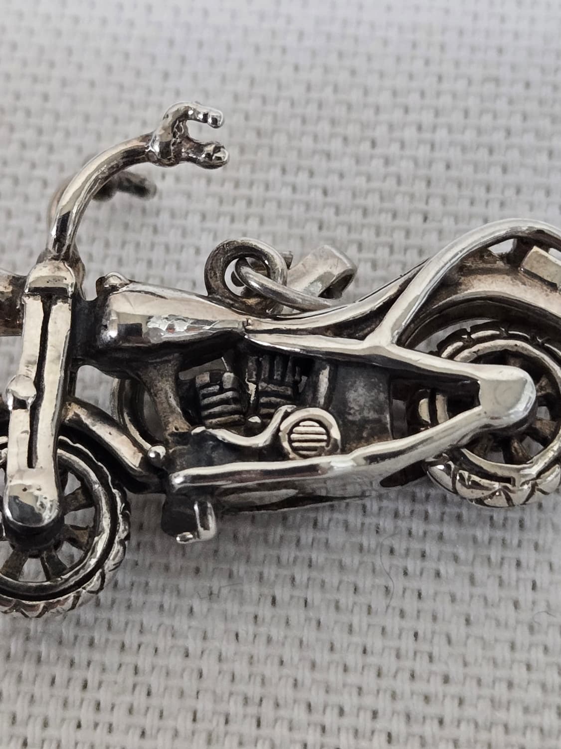 925 실버 빈티지 바이크 펜던트 / 미니 모터사이클 참 상품이미지6
