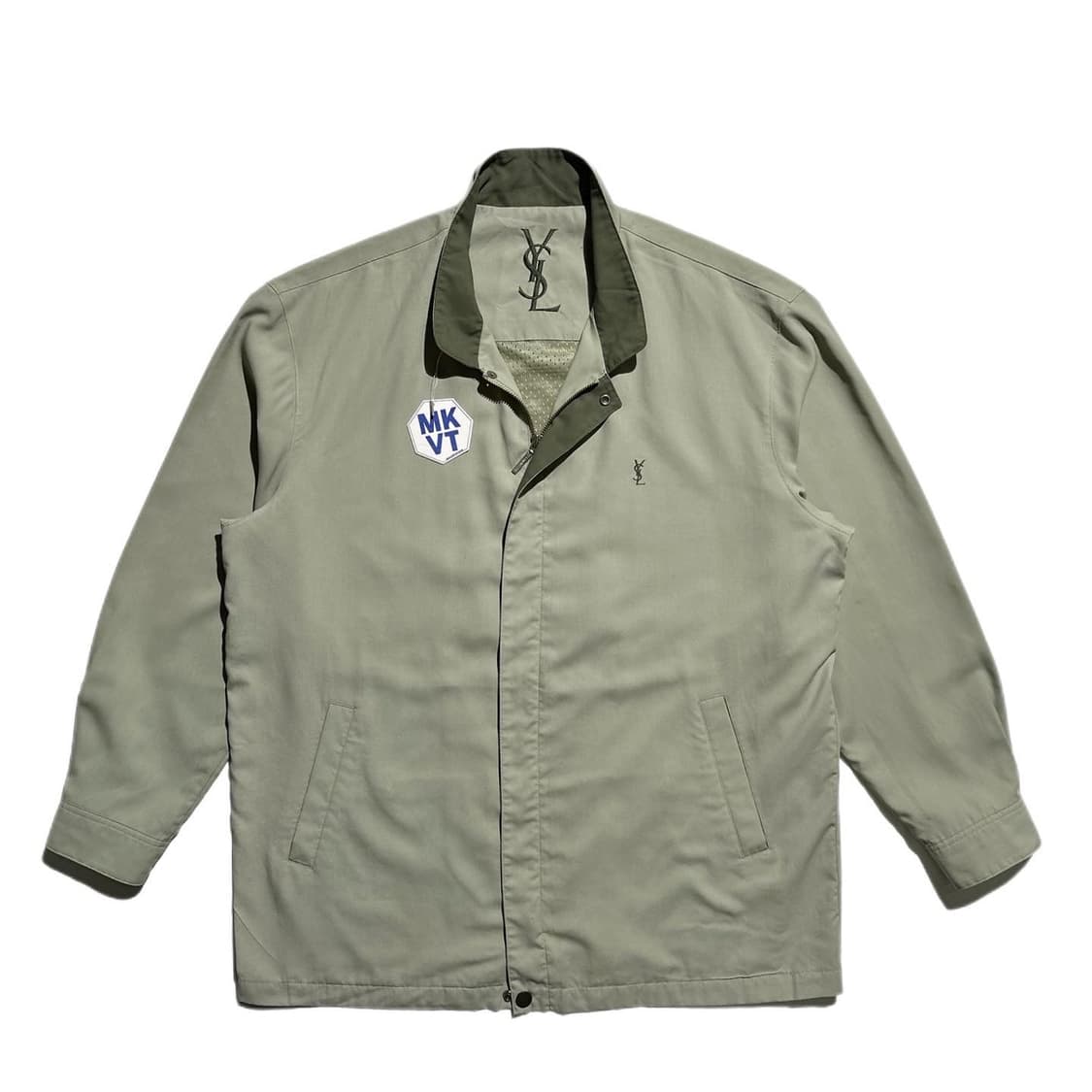 입생로랑 자수로고 폴리쉘 자켓 상품이미지1