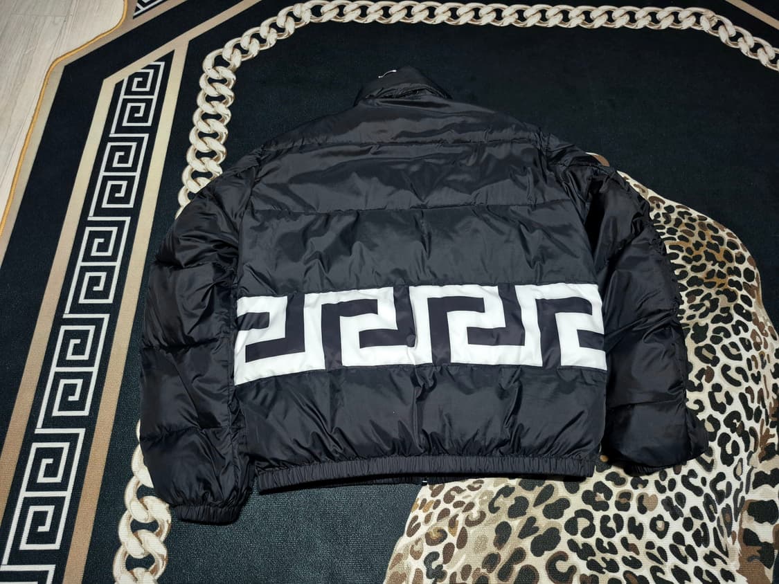 베르사체 메두사 와펜 그레카 패턴 푸퍼 패딩 L 정품 상품이미지6