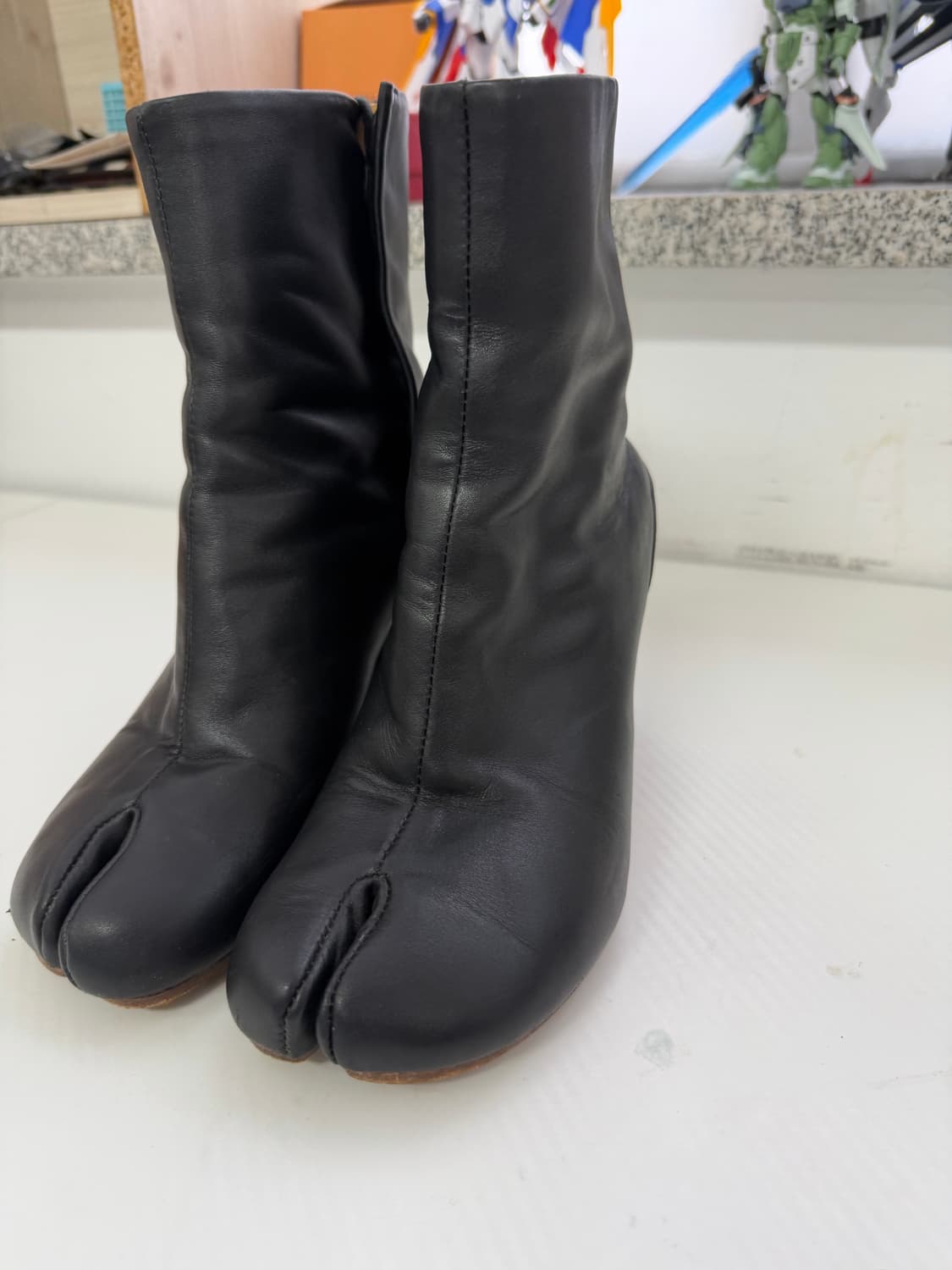 정품) 메종마르지엘라 타비 가죽 부츠 38 상품이미지2